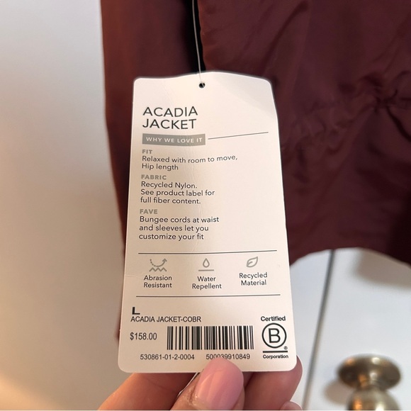 Athleta Acadia Women's Jacket NWT - Picture 7 of 7